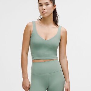 Lululemon align tank crater blue size 0 NWT